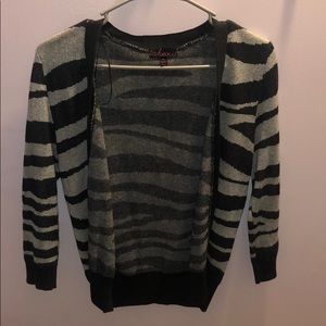 Zebra cardigan